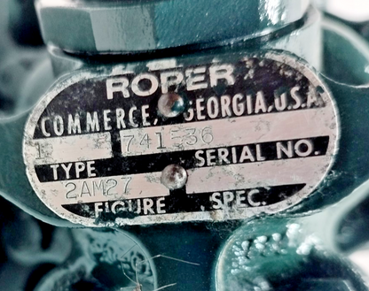 Roper pump 2AM27 A-seires Hydraulic gear pump - Presure Tested