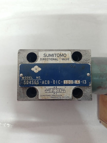 Sumitomo SD4SGS-ACB-0IC-100AZ-13 Directional control valve - NEW