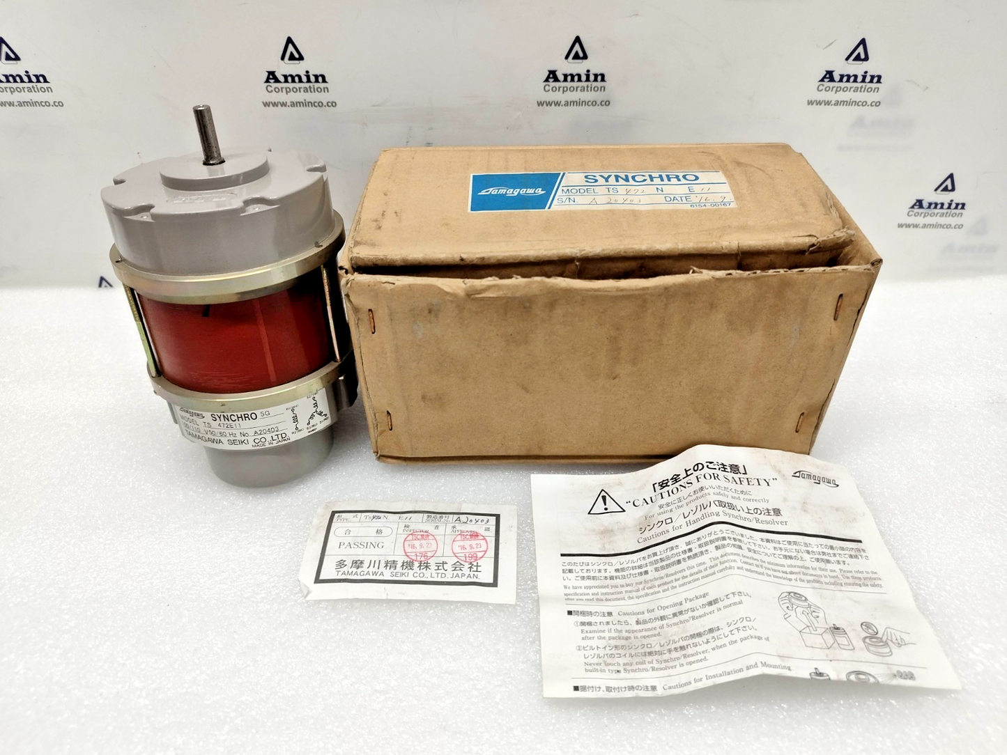 Tamagawa Synchro Motor TS472E11, 100/110V, 50/60 Hz - NEW