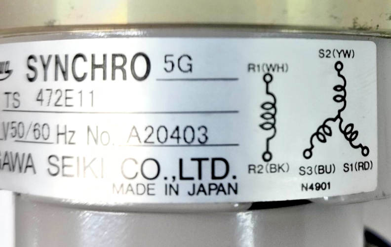 Tamagawa Synchro Motor TS472E11, 100/110V, 50/60 Hz - NEW