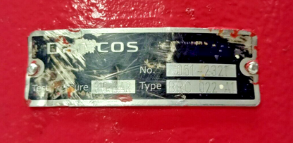 Damcos BRC 022-A1 Hydraulic Double Acting Balanced Rotary Actuator 051-2321
