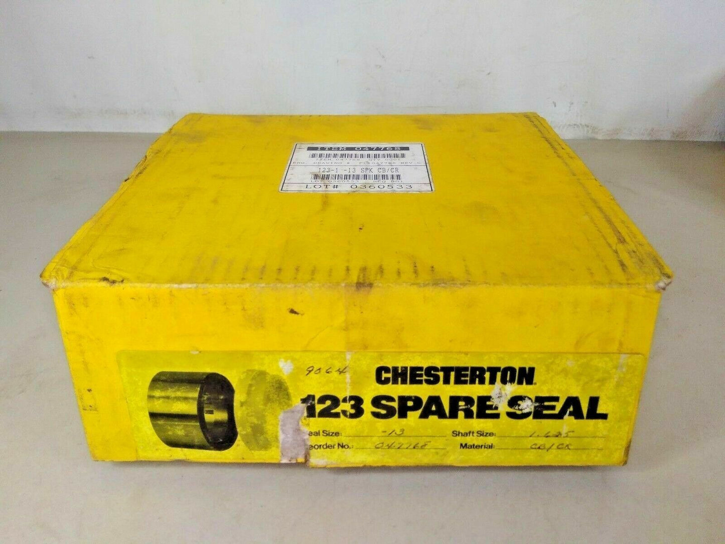 Chesterton 123-1-13 SPK CB/CR Spare Seal Kit seal size:-13 - NEW