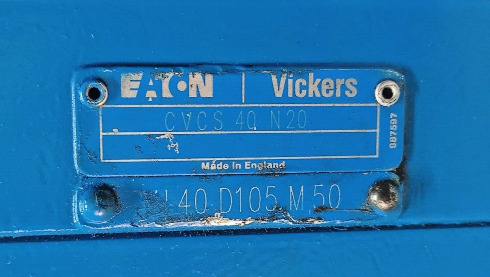 Eaton Vickers CVCS 40 N20 Cartridge Valve CVI 40 D105 M 50