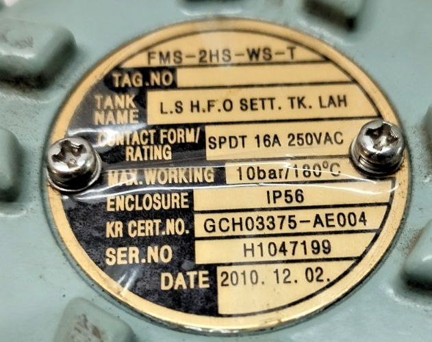 Hanla FMS-2HS-WS-T Horizontal Float Level Switch SPDT 16A, 250VAC - NEW