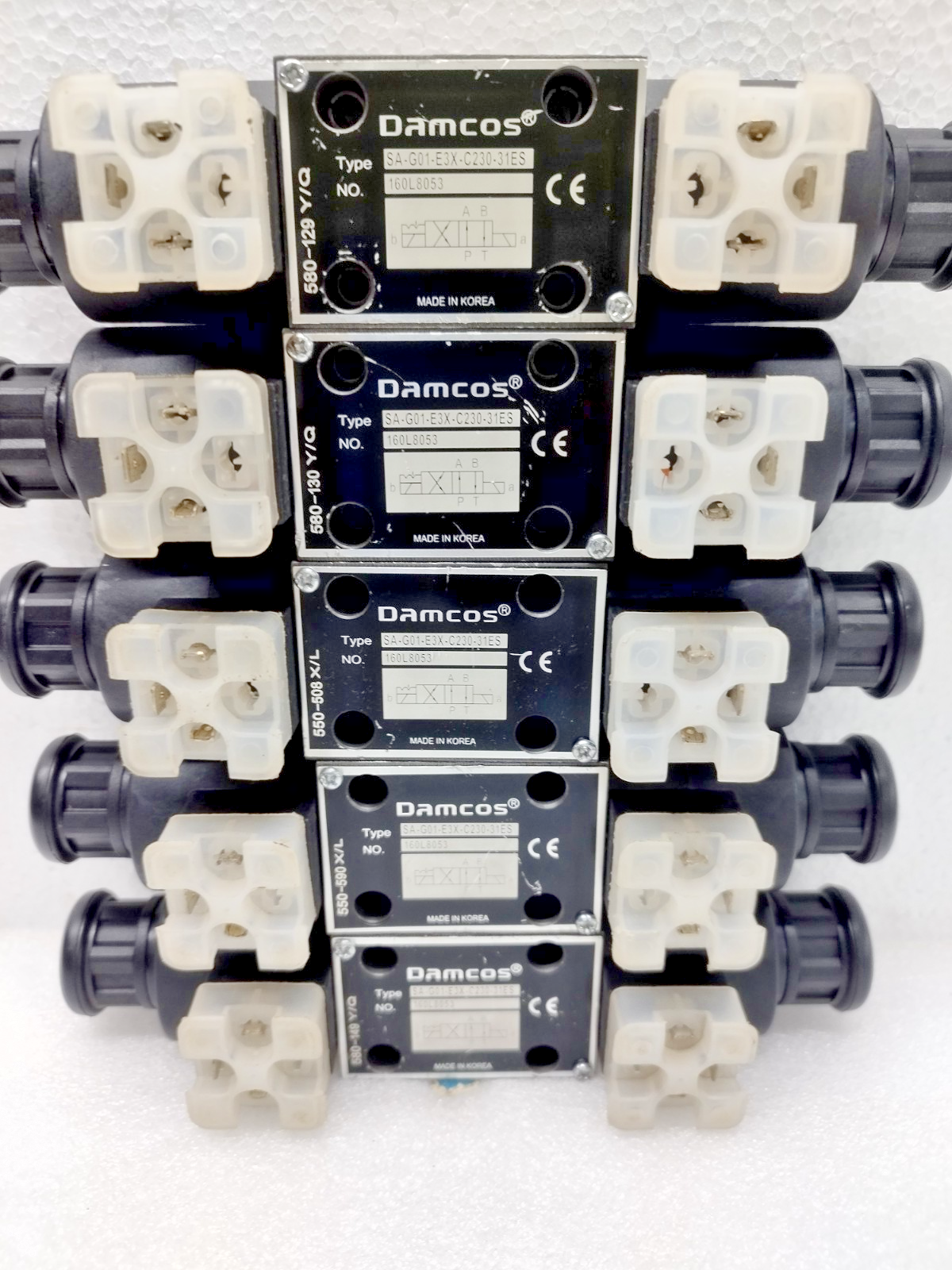 Damcos SA-G01-E3X-C230-31ES Directional control valve 160L8053 - NEW #3