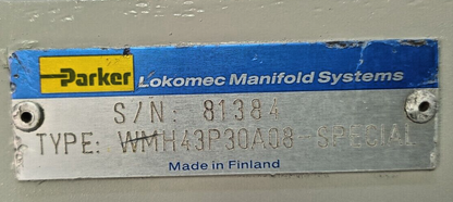 Parker WMH Series Manual valve WMH43P30A08