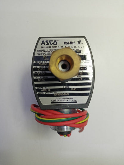 ASCO EF8345G001 Solenoid valve, 1/4'' NPT - NEW