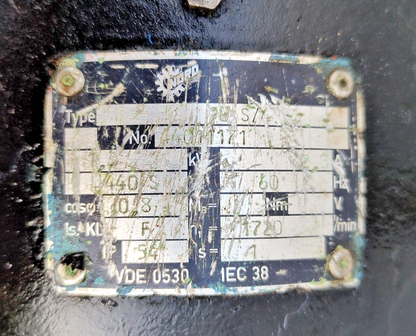 Blohm+voss BV-2.5 Progressive cavity single screw pump 2.5m3/h - Pressure Tested