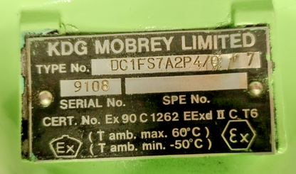 KDG Mobrey DC1FS7A2P4/0 Flameproof Float level switch