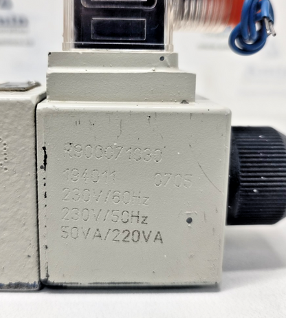 Rexroth 4WE 6 J62/EW230N9K4 Directional Control Valve 50/60hz, 230V