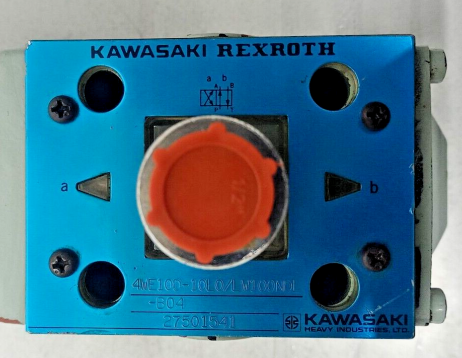 Kawasaki Rexroth 4WE10D-10L0/LW100NDL-B04 Solenoid Valve - NEW
