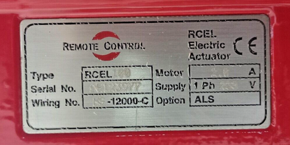 Remote Control RCEL-100 Electric Actuator 1ph 230V ALS - NEW #2