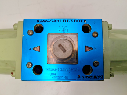KAWASAKI REXROTH 4WE10J-10L0/LG24NDL-B04 Solenoid Directional Valve - NEW #3