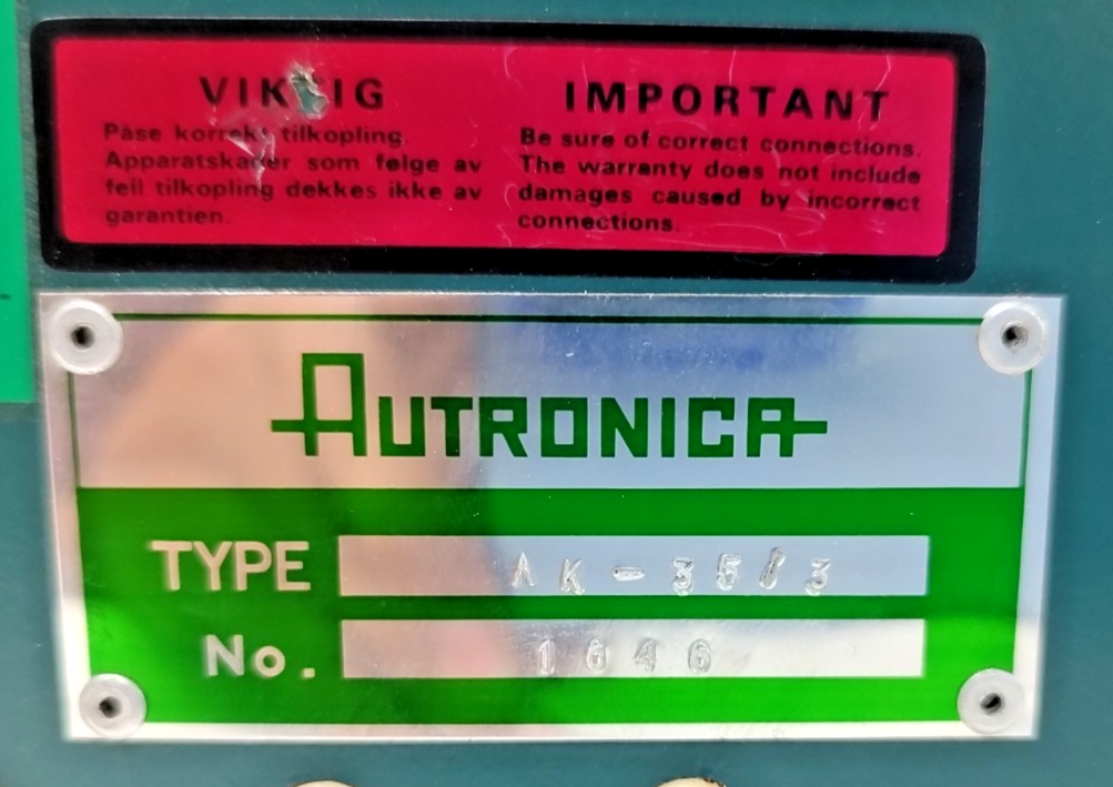 Autronica AK-35/3 Generator Guard 315mA #2