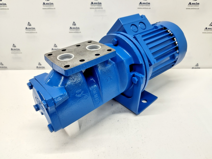 Imo ACD 025L6 IVBP Triple screw pump with 0.33kw, 1080rpm, 60hz Motor - Tested