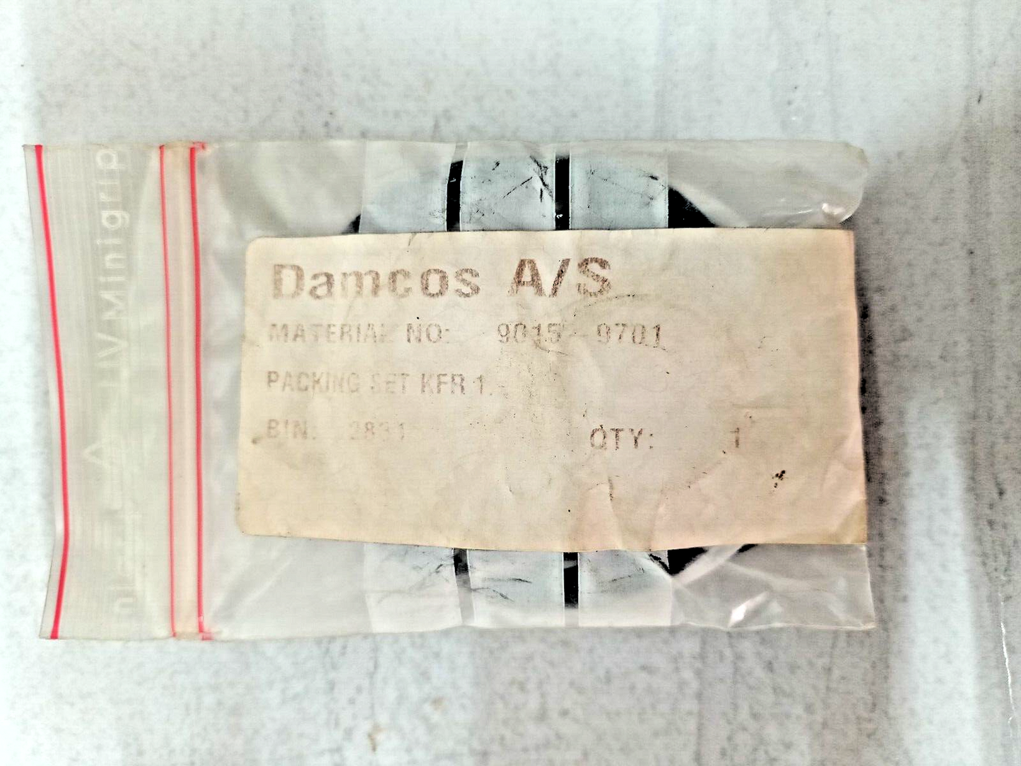 Damcos Seal kit for KFR1 P/N: 9015-9701 - NEW