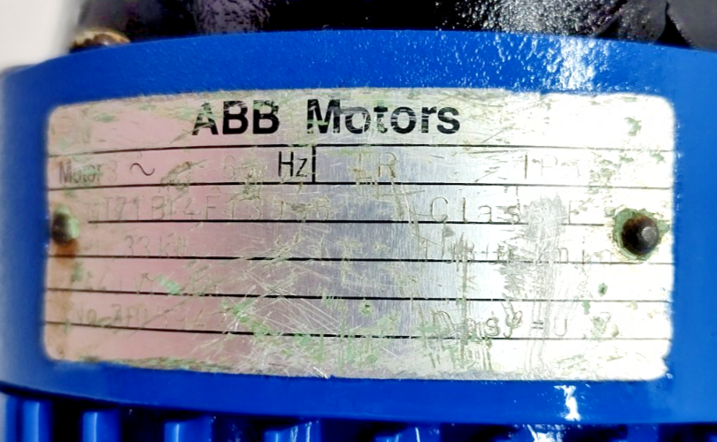 Imo ACD 025L6 IVBP Triple screw pump with 0.33kw, 1080rpm, 60hz Motor - Tested