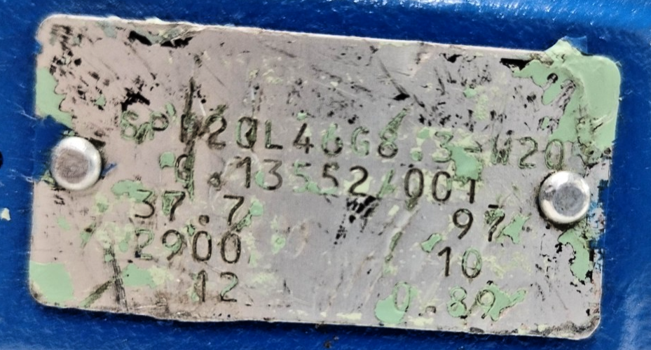 Allweiler SPF20 L46 G8.3-W20 Triple Screw Pump - Refurbished & Tested