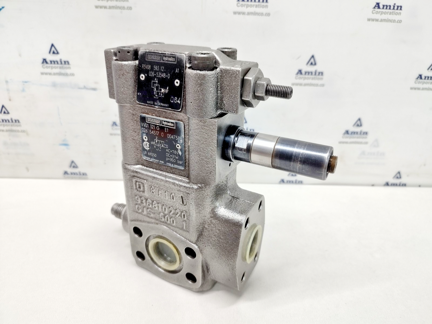 Denison Hydraulics R5V08-593-12-A1 Relief Valve + VV01 321 G E1 valve