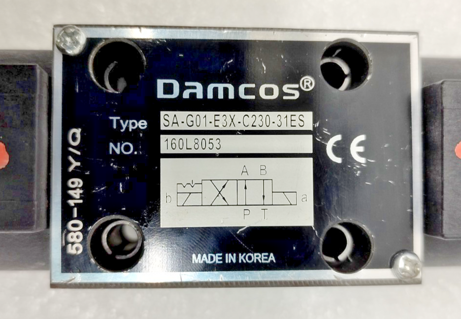 Damcos SA-G01-E3X-C230-31ES Directional control valve 160L8053 - NEW #3