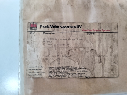 Framo Seal ring Id: 3025244, 3025228, 3025236 for SD-100  Cargo pump - NEW