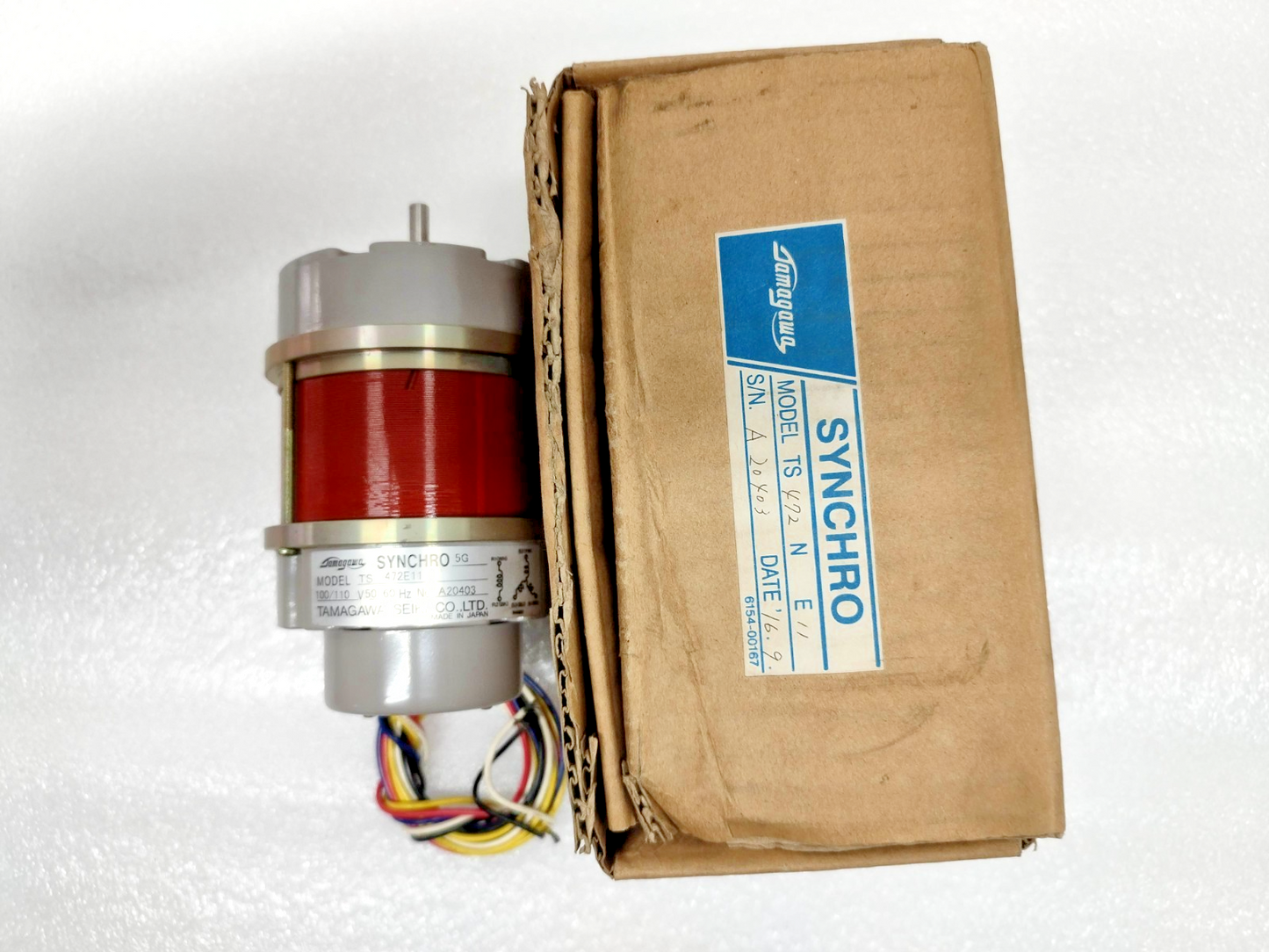 Tamagawa Synchro Motor TS472E11, 100/110V, 50/60 Hz - NEW