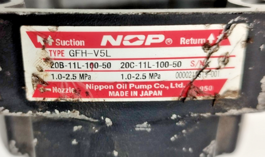 Nippon Oil pump GFH-V5L Burner Oil pump - NEW