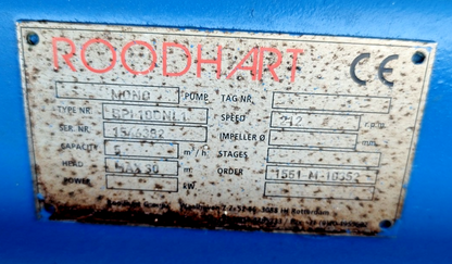 Roodhart Mono pump BPI-10DNL1 Progressive cavity single screw pump - NEW