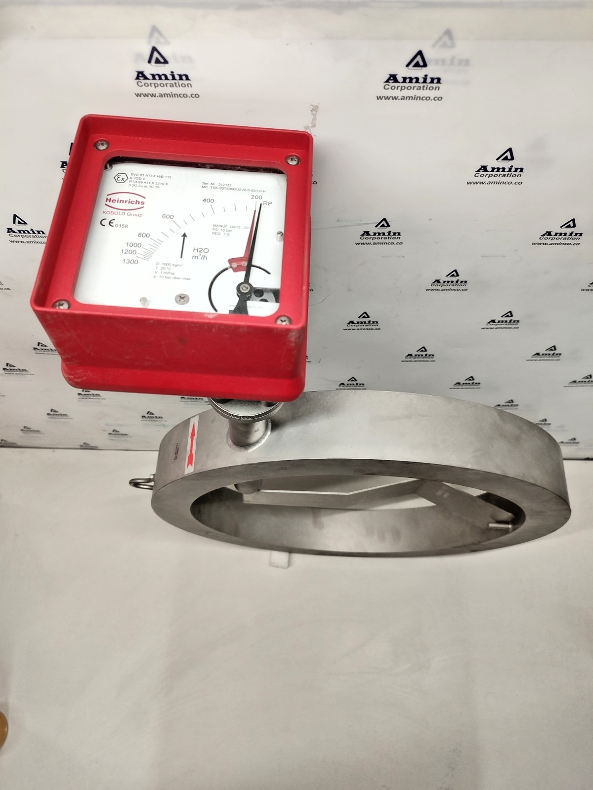 Heinrichs TSK-S375BN2U5V0-0-S51-0-H Paddle type Flow meter 16'' - NEW