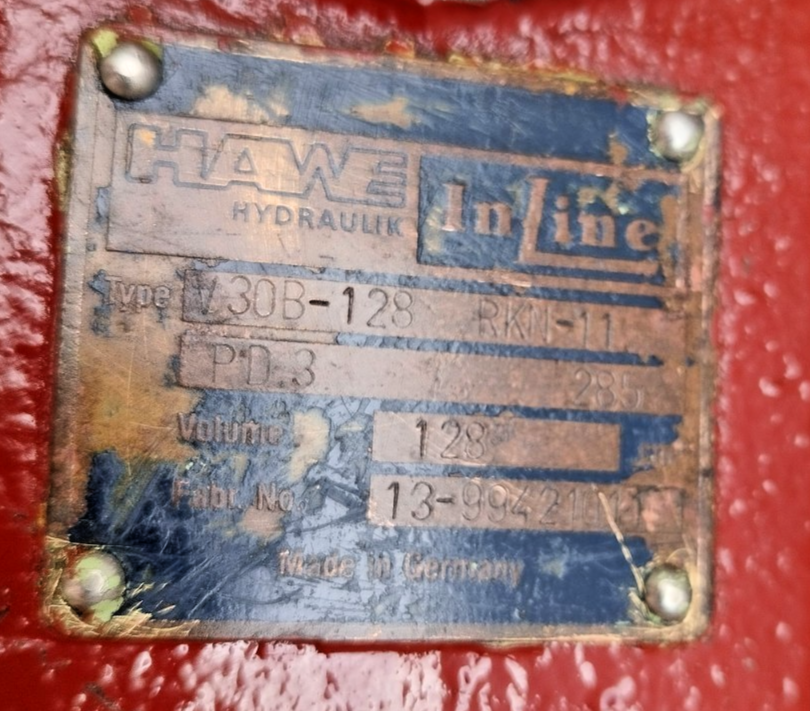 Hawe V30B-128 RKN-11 PD3 285 Hydraulic Piston pump