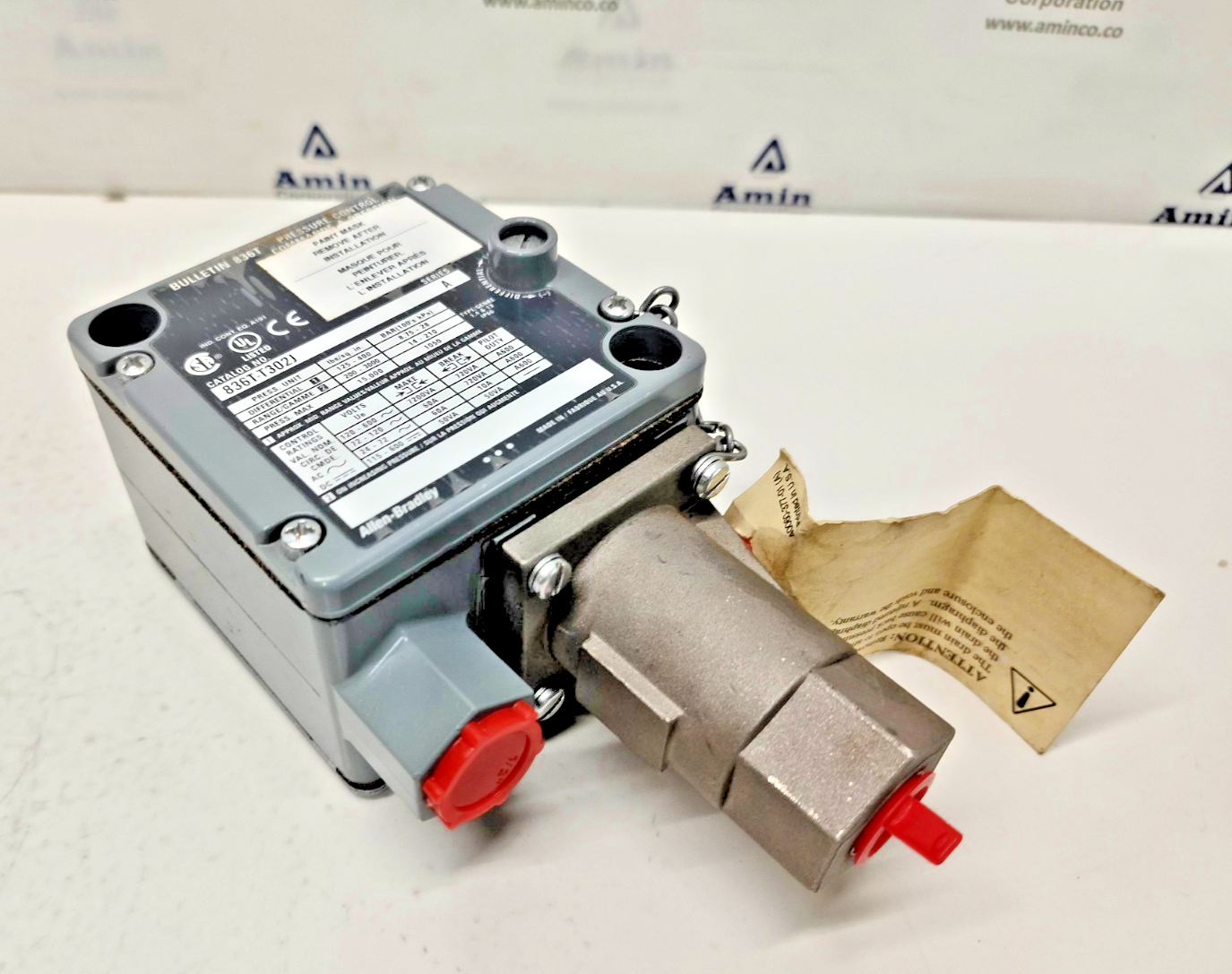 Allen-Bradley 836T-T302J Series-A Pressure Control Switch - NEW Free Shipping