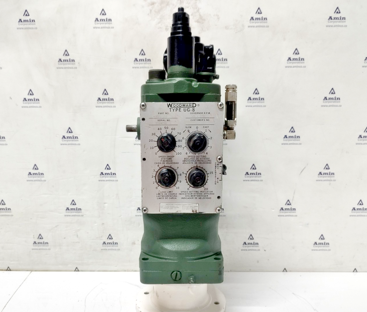 Woodward UG-8 Governor part No. : 8526-553 RPM: 500-1200 - TESTED