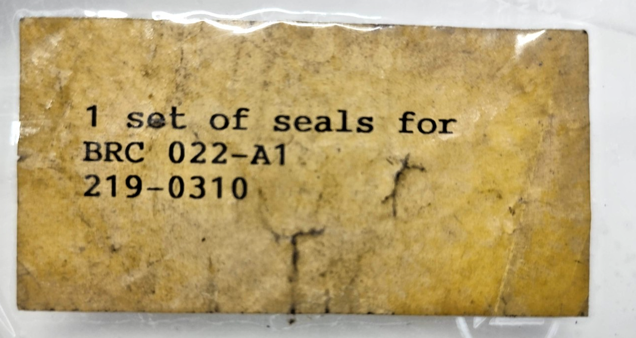 Damcos/Danfoss Seal Kit For BRC 022-A1 P/N: 219-0310 - NEW