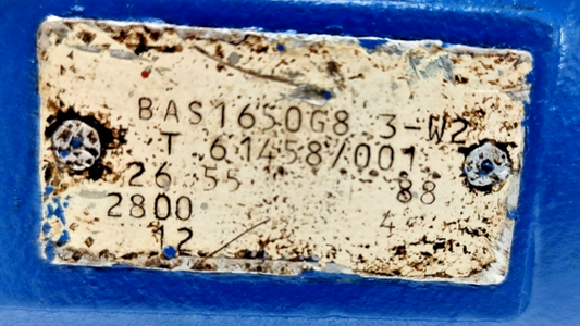 Allweiler BAS1650 G8.3-W2 Triple screw pump oil transfer pump - Pressure Tested