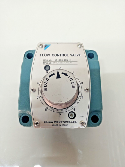 Daikin JF-G03-105-16 Flow Control Valve - NEW