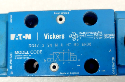 Eaton Vickers DG4V 3-2N-M-U-H7-60 EN38 Directional Control Valve - NEW