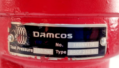 Damcos BRCF 250-B1 160N4178 Hydraulic Single-Acting Balanced Rotary Actuator NEW