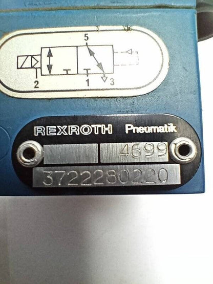 Rexroth 3722280220 Pneumatic Valve - Refurbished