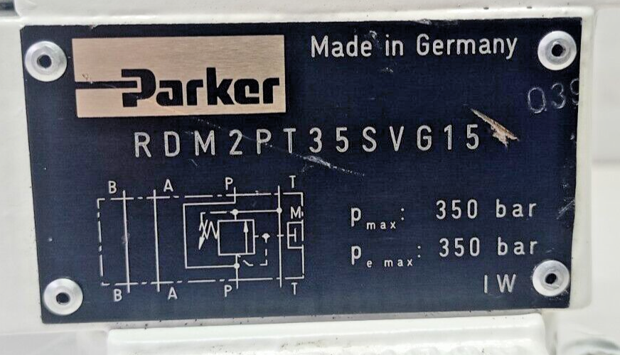 Parker D1VW1KNJP75, RPDM2AT25XV20, RDM2PT35SVG15, SPD23B910 Control valves NEW