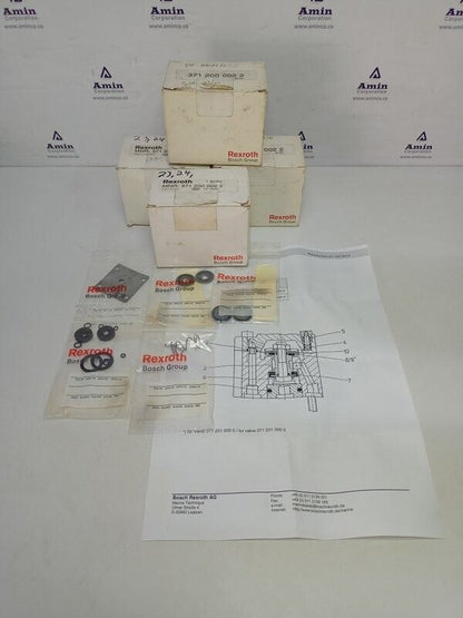 Rexroth 3712000022 Pneumatic Valve Repair kit - NEW