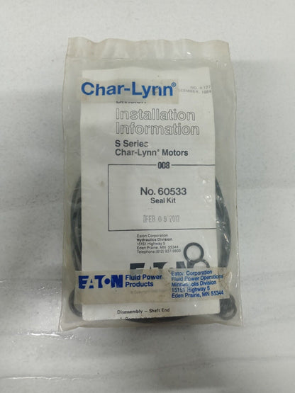 Eaton 60533 S-series Char-Lynn Motor seal kit - NEW