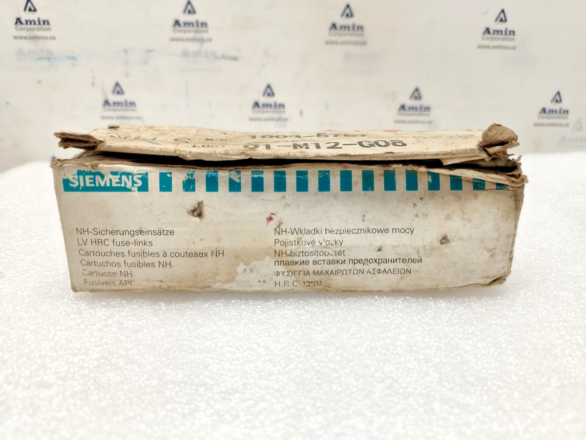 Siemens 3NA2 810 fuse 25A NH00-gL/gG 500V/120kA (Lot of 9pcs) - New