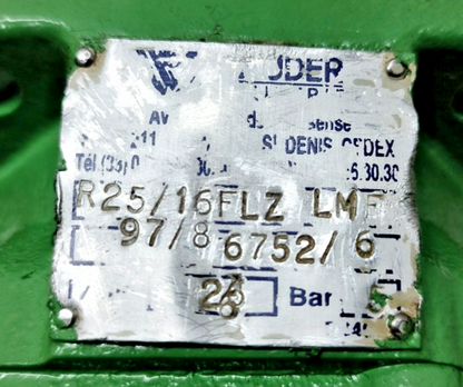 Nauder R25/16 FL-Z Hydraulic gear pump - Refurbished & Tested