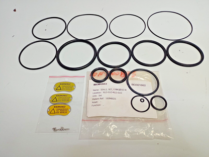 Damcos BRCF 250 B1 P/N: 160N6025 Seal kit - NEW