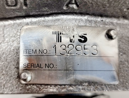 TTS Item No.132953 Hydraulic Valve - NEW