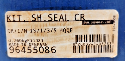 Grundfos 96455086 Kit Shaft Seal CR/I/N 1S/1/3/5 HQQE Seal size: 12mm+16mm NEW#4