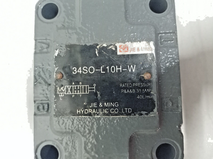 JIE&MING 34SO-L10H-W Hydraulic Directional control valve - NEW