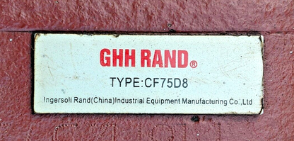 Ingersoll-Rand GHH RAND CF75D8 Screw Compressor Airend