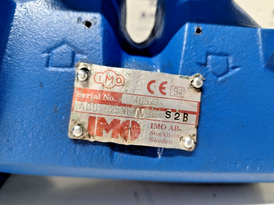IMO ACD 025N6 NVBP Triple screw pump - Pressure Tested