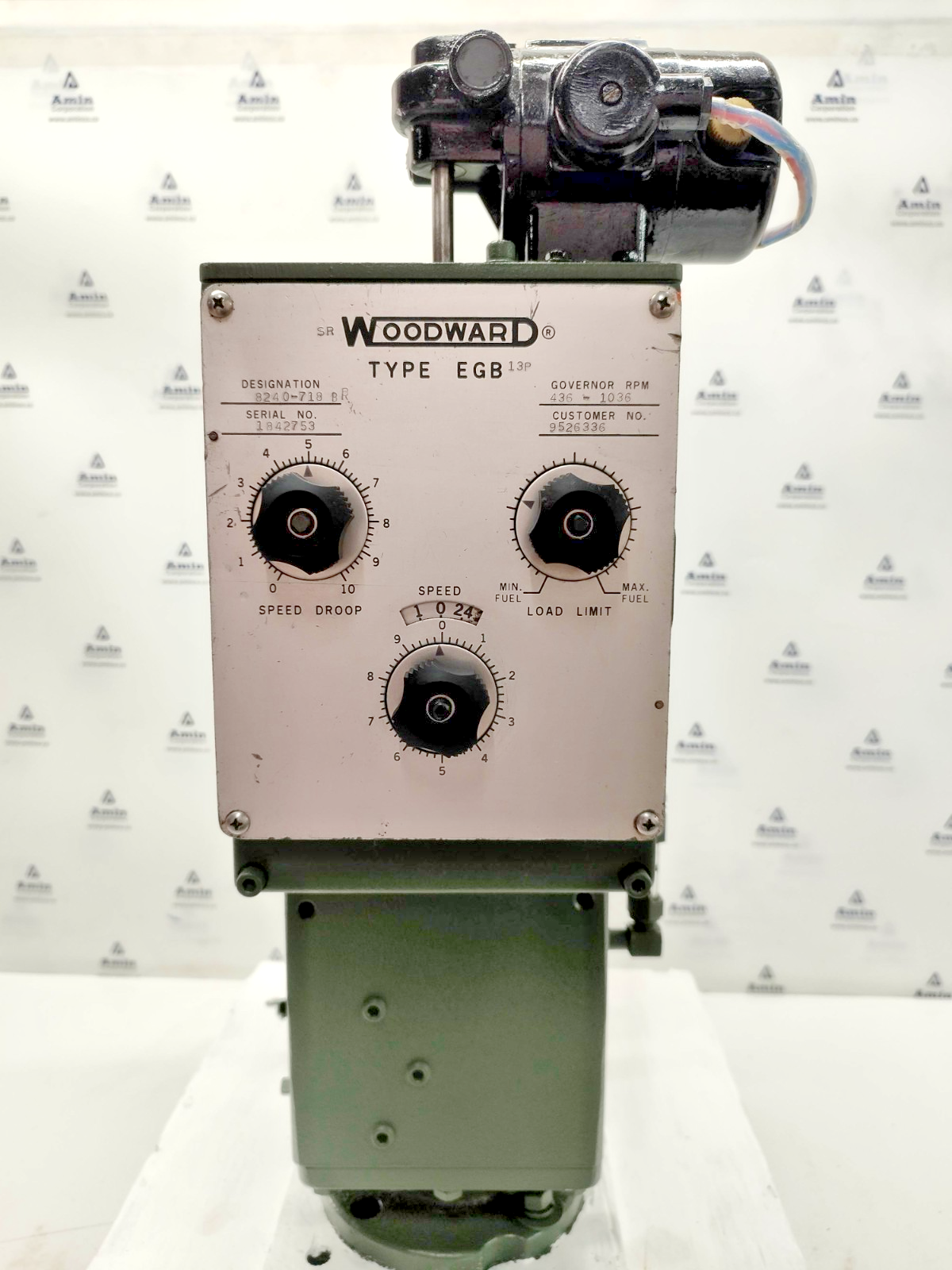 Woodward Governor EGB-13P P/N: 8240-718 BR RPM: 436-1036